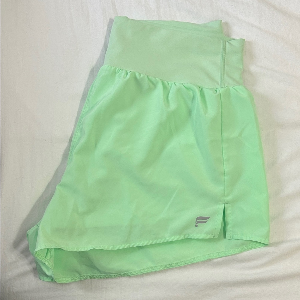 Fabletics Mint Green Athletic Shorts